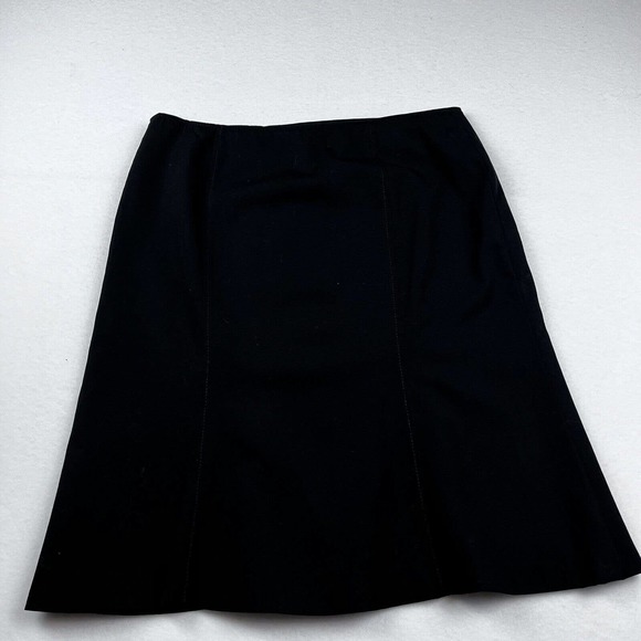 VTG Moschino Cheap and Chic Black Skirt Godet Pencil Women Sz 10 Y2K Above Knee - Picture 2 of 8